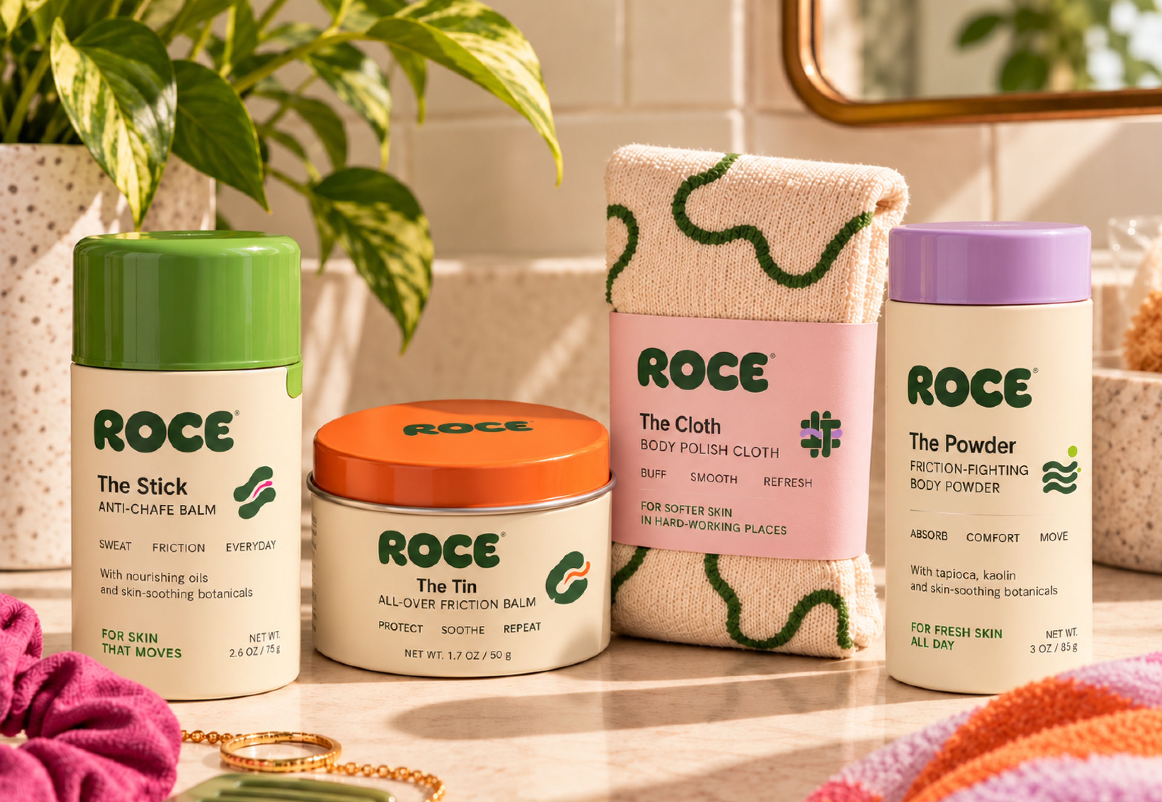 ROCE, brand and packaging imagery